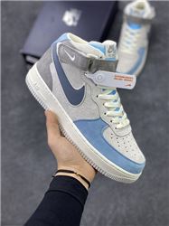 Men And Women Nike Air Force 1 Mid Basketball Shoes AAAA 234