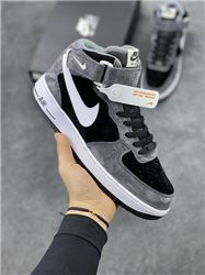 Men And Women Nike Air Force 1 Mid Basketball Shoes AAAA 236