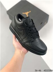 Men Air Jordan I Retro Low Basketball Shoes A...