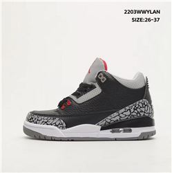 Kids Air Jordan III Sneakers 244