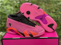 Men Air Jordan 14 Low Shocking Pink